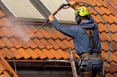 Démoussage et hydrofuge de toiture à Bayac